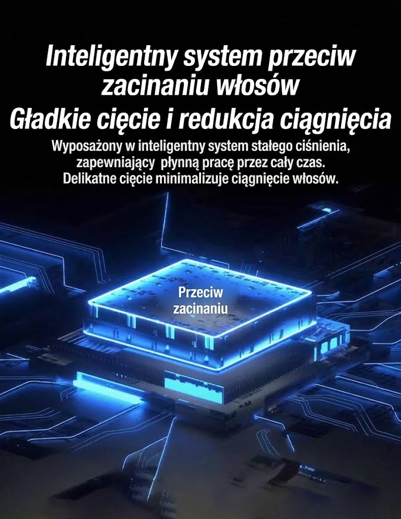 Trymer elektryczny — schemat elementów mechanizmu strzyżenia