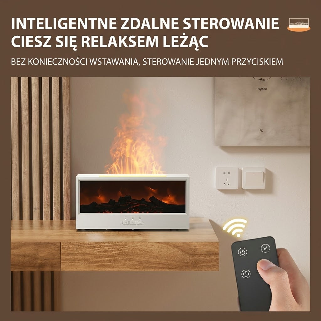 🔥FlameGlow™ – Dyfuzor Zapachowy z Efektem Żywego Płomienia LED