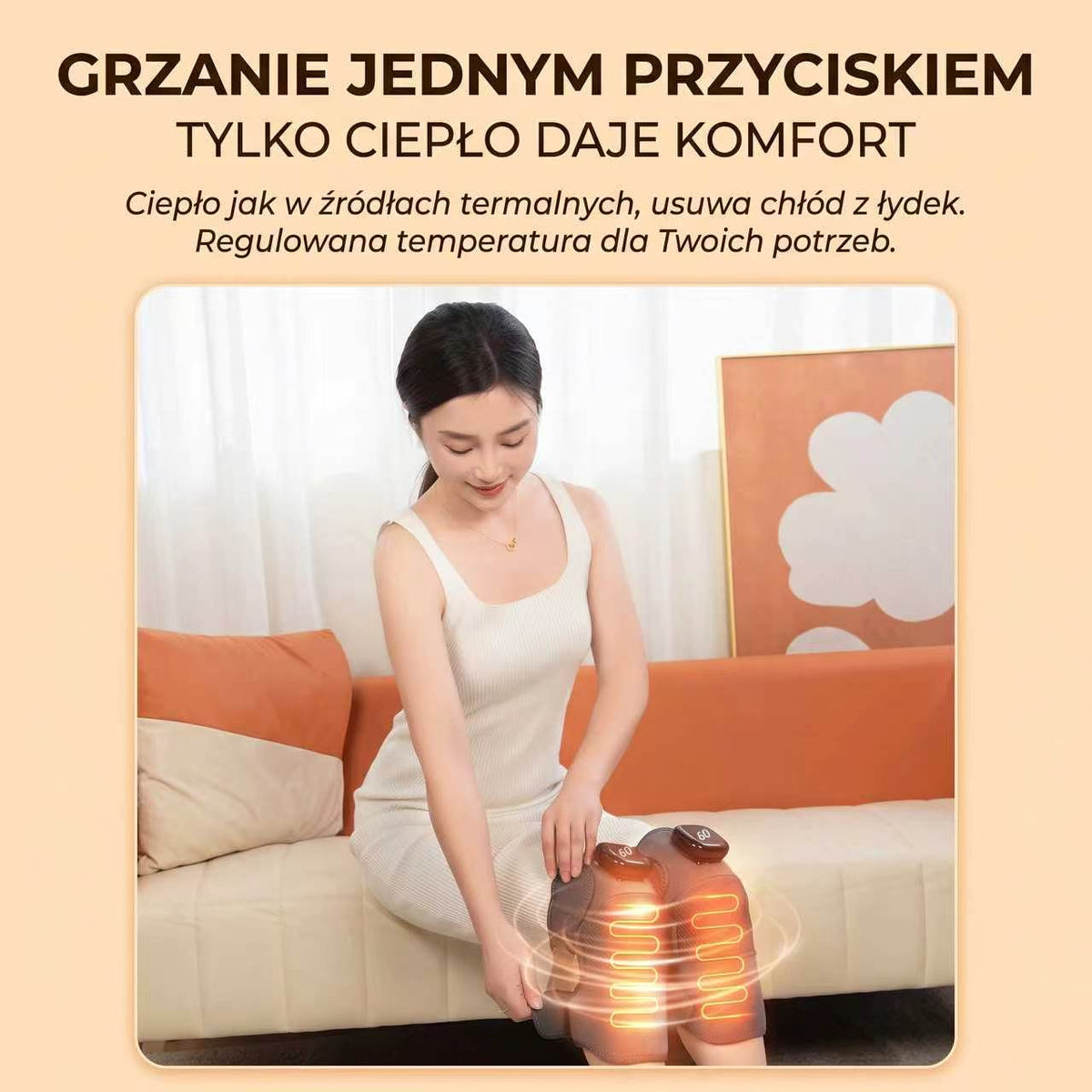 ⭐Gorąco polecane przez fizjoterapeutów— terapeutyczny masażer kolana 3w1