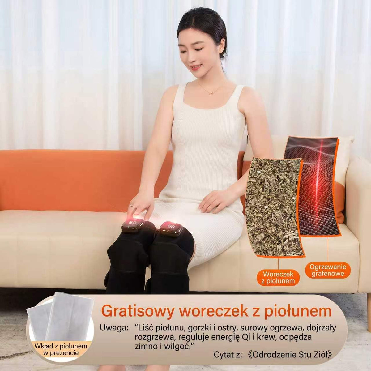 ⭐Gorąco polecane przez fizjoterapeutów— terapeutyczny masażer kolana 3w1