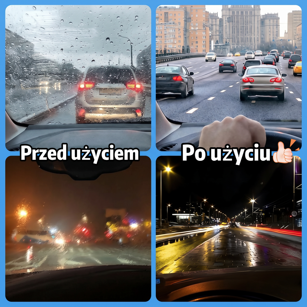 GlassRevive Pro | Pogromca Filmu Olejowego i Smug (Efekt Nowej Szyby)