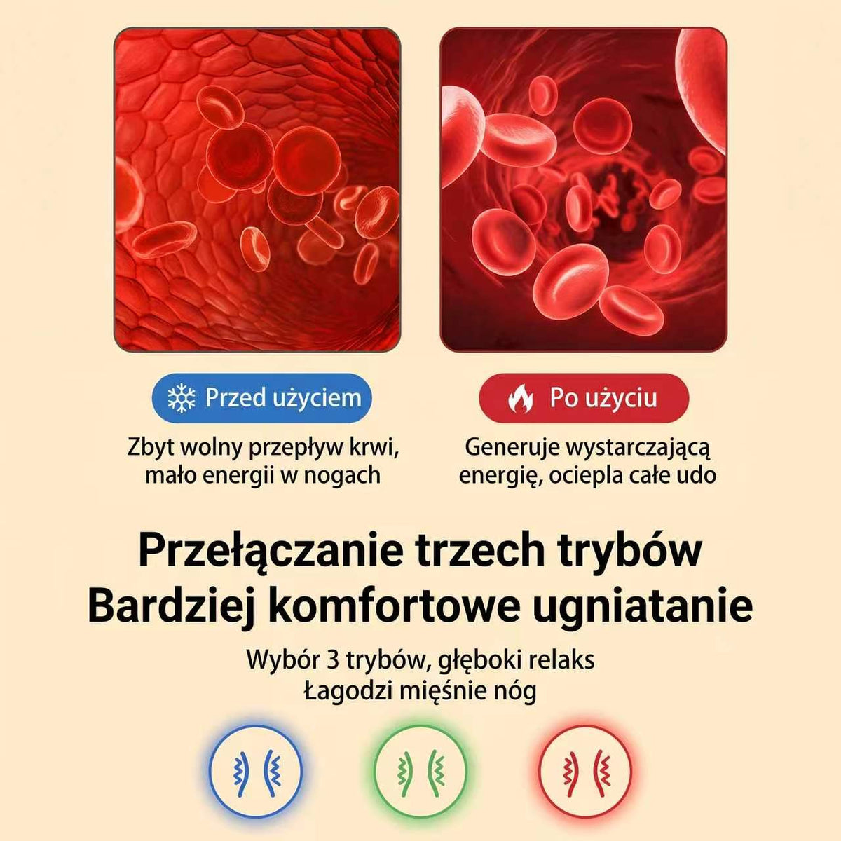 ⭐Gorąco polecane przez fizjoterapeutów— terapeutyczny masażer kolana 3w1