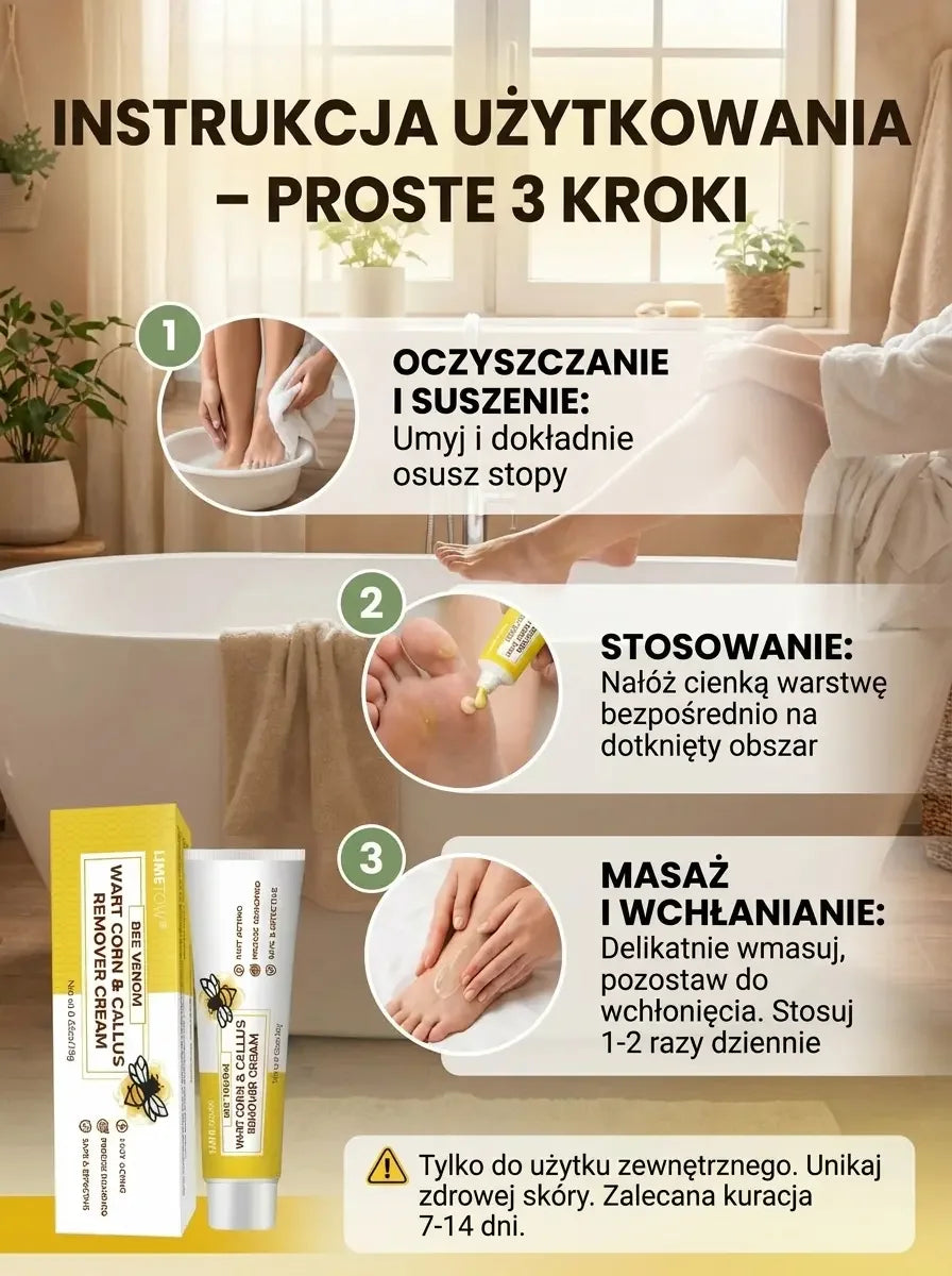 Krem na Odciski i Modzele z Jadem Pszczelim
