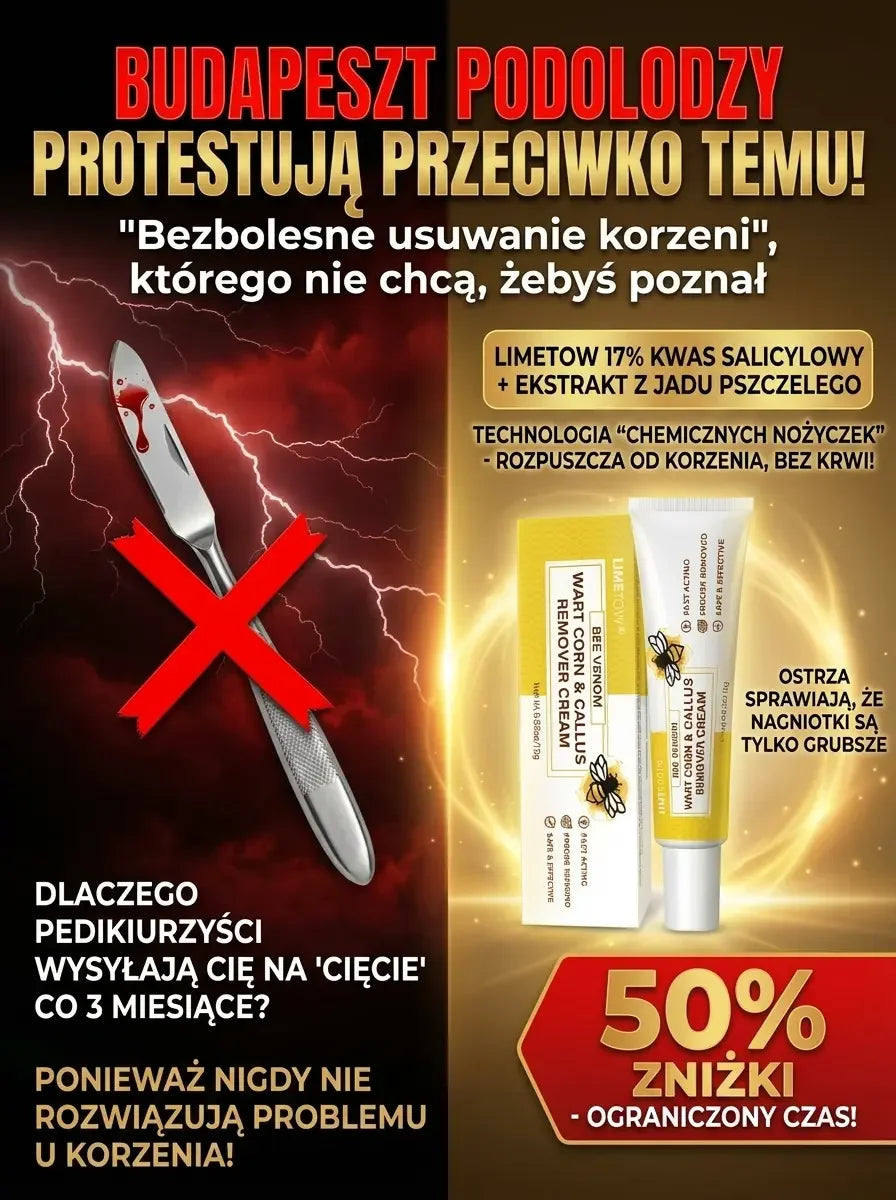 Krem na Odciski i Modzele z Jadem Pszczelim